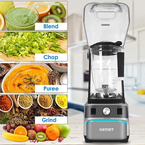 Licuadora Comercial GEMAT <span class=keywords><strong>de</strong></span> 6 Litros, <span class=keywords><strong>de</strong></span> Alta Resistencia, Insonorizada, para Smoothies, Trituradora <span class=keywords><strong>de</strong></span> Hielo Profesional, Procesador <span class=keywords><strong>de</strong></span> Alimentos Multifuncional, Exprimidor - Product Image 6