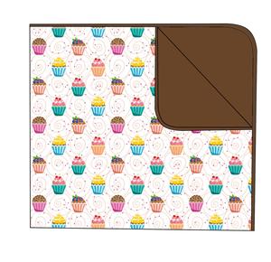Qingli OEM Maßgefertigtes Fabrik-Set OHNE Zollgebühren Doppellagiges Bambus-Babybettset mit Niedlichem Essensdruck Atmungsaktive Babydecke - Product Image 3