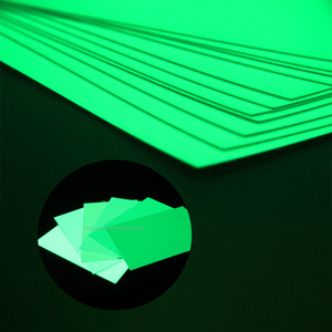 Feuille de plastique phosphorescente, plaque rigide en PVC imprimable pour marquages de sécurité et signalisation - Product Image 3