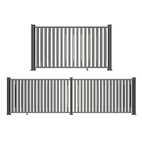 Panneau de clôture de jardin en acier galvanisé haute sécurité 6ft 8ft, revêtement poudré, certifié ISO9001/CE, haute résistance, OEM ODM