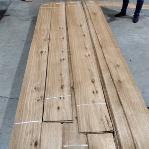 Placage de bois de chêne blanc noueux fumé naturel GREENLAND pour revêtement de porte et revêtement de contreplaqué, première qualité pour projets hôteliers et usines de meubles - Product Image 6