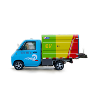 Mini camion à ordures électrique à chargement latéral, collecteur de déchets à levage latéral pour l'assainissement communautaire