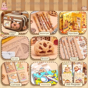 Caja <span class=keywords><strong>de</strong></span> Regalo Set <span class=keywords><strong>de</strong></span> Papelería <span class=keywords><strong>de</strong></span> Alto Valor KapiBala para Niños y Niñas Suministros Escolares <span class=keywords><strong>de</strong></span> Primer Grado Gran Paquete <span class=keywords><strong>de</strong></span> Regalo para el Día del Niño - Product Image 6