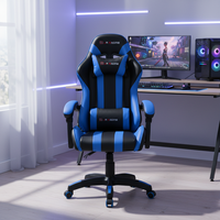 Chaise de jeu pour ordinateur en cuir PU, Silla Gamer moderne, pivotante, ergonomique, de haute qualité, bon marché, vente en gros