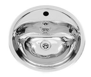 CUPC <span class=keywords><strong>Mini</strong></span> évier en acier inoxydable 304 à une cuve lavabo à <span class=keywords><strong>main</strong></span> pour salle de bain et cuisine Design rond avec deux trous - Product Image 2