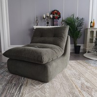 Canapé pouf en forme de chenille haut de gamme, confortable et doux, combinaison patchwork, fauteuil pouf pour salon