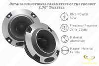 Diskon Besar 300W 4-8ohm Speaker Peluru Super Aluminium Fountek Pita Garis Array Tweeter Kualitas Tinggi