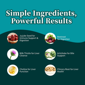 Capsules <span class=keywords><strong>de</strong></span> soutien hépatique naturel avec chardon-Marie, 70 unités, pour la purification et la détoxification du foie - Product Image 5