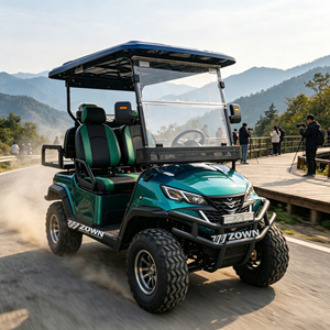 Voiturette de golf électrique ZOWN à 6 places avec sièges ventilés, matériaux confortables au toucher, empêchant la surchauffe par temps chaud - Product Image 1