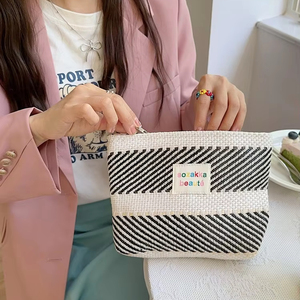 Bolsas <span class=keywords><strong>de</strong></span> embalaje <span class=keywords><strong>de</strong></span> cosméticos <span class=keywords><strong>de</strong></span> maquillaje grandes <span class=keywords><strong>de</strong></span> viaje para mujer Ginzeal, <span class=keywords><strong>bolsa</strong></span> <span class=keywords><strong>de</strong></span> cosméticos <span class=keywords><strong>de</strong></span> rayas contrastantes coloridas <span class=keywords><strong>de</strong></span> alta calidad - Product Image 4