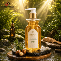 Bouteille à pompe en plastique PET transparente de 500 ml pour shampoing botanique de luxe, gel douche, savon liquide, emballage cosmétique