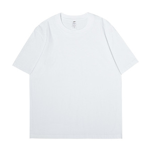 T-Shirt Homme Oversize Tricoté Uni en Coton 100 % de Haute Qualité, Personnalisé, Vierge, Lourd, Anti-Boulochage, Tissu 230g - Product Image 6
