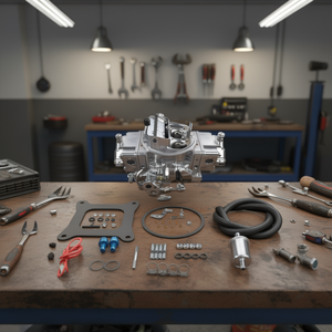 Carburador Universal Quick Fuel D0100XTUW4V de 850 Cfm y 4 Barriles con Estrangulador Eléctrico y Secundario Mecánico - Product Image 2