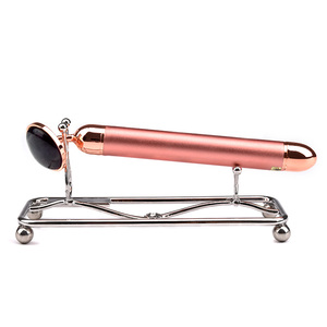 Réduire les ridules rose quartz visage massage 2 en 1 électrique vibrant barre <span class=keywords><strong>de</strong></span> beauté <span class=keywords><strong>rouleau</strong></span> <span class=keywords><strong>de</strong></span> <span class=keywords><strong>jade</strong></span> - Product Image 5