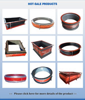 Joint d'expansion rond/rectangulaire en caoutchouc, Joint de conduit compensateur de tissu