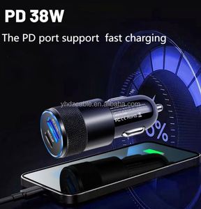 Chargeur de voiture USB et Type-C avec ports QC3.0, charge rapide, adaptateur universel Android, chargeur de voiture PD - Product Image 4