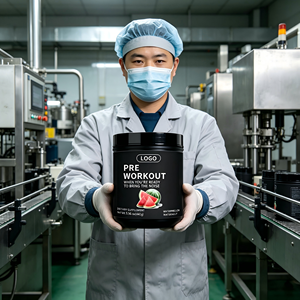 Polvo de Monohidrato de <span class=keywords><strong>Creatina</strong></span> Pre-Entrenamiento OEM 441g Sabor Sandía para Adultos Hombres y Mujeres Crecimiento Muscular - Product Image 2