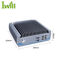 Caja de metal de aluminio de 8ª/9ª generación a un precio razonable, Mini PC 2 * USB3.0 6 * compatible con Linux Pfsense, características integradas de la computadora
