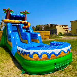 Ticari büyük yetişkin Jaguar düşüyor satılık havuz ile su kaydırakları havaya uçurmak - Product Image 3