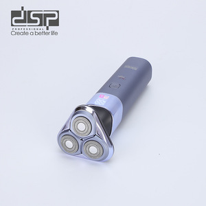 Afeitadora Eléctrica DSP de Triple Cuchilla, Recargable por USB, Resistente al Agua IPX7, Kit de Cuidado Facial para Hombre - Product Image 3