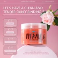 Vitamine C saveur de goyave nettoyage en profondeur gommage corporel exfoliant au sucre de karité biologique avec des enzymes de fruits éclaircissant la peau lissant