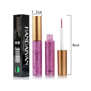 Wholesale Hot Eye Beauty Makeup Shiny Glitter Shimmer Multi-color Metallic Liquid Eyeliner