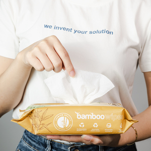 80 Toallitas Húmedas de Bambú Biodegradables, Ecológicas y Naturales para Cuidado Personal - Product Image 1