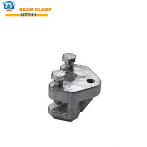 UTT11 FM UL Beam adattatore realizzato in ferro duttile per la sospensione della linea di tubo con asta filettata utilizzata nel sistema di spolverata e MEP - Product Image 2