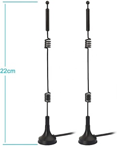 Anten <span class=keywords><strong>WIFI</strong></span> kép băng tần ngoài trời 5dBi, chuẩn TS9, dùng cho bộ định tuyến 5G, anten <span class=keywords><strong>wifi</strong></span> <span class=keywords><strong>5GHz</strong></span>, gắn từ tính, 2.4G 5G - Product Image 2