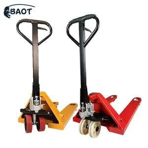 2 Ton capacity manual hydraulic pallet lifter long fork forklift pallet truck