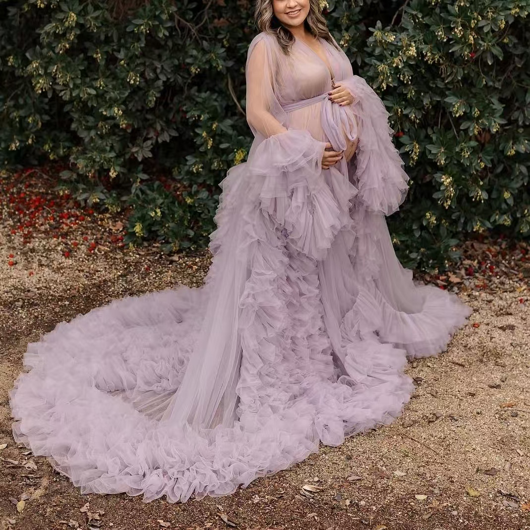 green emerald velvet dress Maternity Dream Gown | Liylah main image 0