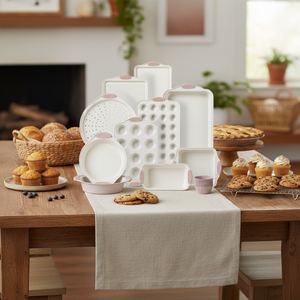 Maisons Customized Double Basket Baking <strong>Pan</strong> Carbon Steel Ceramic Coated Dishwasher Safe <strong>Grill</strong> Rack Steaming Rack Baking Tray - Product Image 6