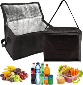 Borsa termica isolata in tessuto Non tessuto a rullo per la neve 6-pack borsa termica in poliestere borsa da pranzo personalizzata <span class=keywords><strong>con</strong></span> Logo personalizzato - Product Image 2