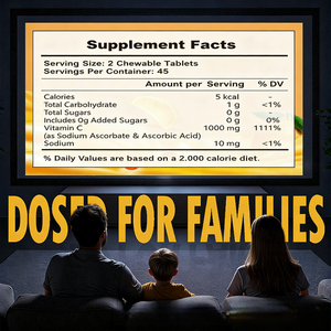Tabletas Masticables de Vitamina C <span class=keywords><strong>con</strong></span> Sabor a Naranja, 500 mg, 60 Unidades, Complejo de Vitaminas y Minerales, Apoyo Inmunológico para Adultos, Píldoras Antioxidantes - Product Image 2