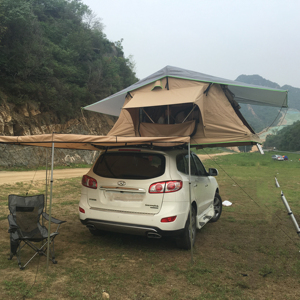 2021 Offroad Large 5 Person Auto Soft Clear Roof Tent Car Roof Top Tent Box on Car