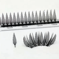 Plume Anime Spike Lashes Pre Made Anime Chunk 8-15mm C D Curl Comic Spire Lash Soft Manga Promade Fans