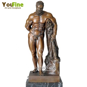 Reproducción de la Famosa Estatua Clásica <span class=keywords><strong>Griega</strong></span> de Hércules con Serpiente, <span class=keywords><strong>Escultura</strong></span> de Bronce a Precio de Mayoreo - Product Image 4