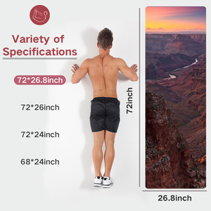 Phát sáng trong bóng tối PU Yoga thảm liên kết đánh dấu không độc hại Vật liệu đêm Yoga người đam mê yêu thích tùy chỉnh nhãn Yoga Mat - Product Image 4