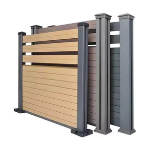 Juego de Paneles de Cerca Horizontales de WPC Resistentes al Agua para Exteriores, Cerca Compuesta de Madera para Exteriores, para Cercas de Casas y Patios - Product Image 2