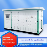 Subestación Prefabricada Tipo Caja de Estilo Europeo HS, Cuarto de Distribución Completo, Cabina Fotovoltaica RZ-XB 400kva IP23 Transformador
