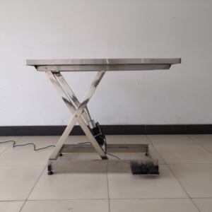 Table d'opération en acier inoxydable pour animaux, conception durable pour les interventions sur chiens, chats et lapins - Product Image 1