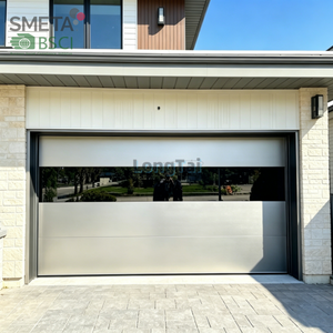 Vente directe d'usine Andexin, porte de <span class=keywords><strong>garage</strong></span> plate en aluminium, qualité stable, texture agréable, imperméable, coupe-vent, écoénergétique - Product Image 1
