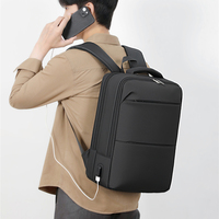 Sac à dos pour ordinateur portable avec logo personnalisé, style populaire, poche intérieure rembourrée épaisse, idéal pour les réunions d'affaires et les courts séjours en ville