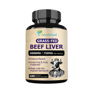 Best Seller Grass-Fed Capsules with Bovine Liver Strengthen <b>Your</b> Immunity Grow Build Stronger Bone Density Capsules - Product Image 1