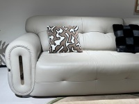 VONLIVA – Nouveau design d'usine : Ensemble de canapés d'angle pour salon, 3 places, couleur crème, style nuages, luxe italien moderne