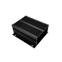 Boîtier d'ordinateur industriel miniature personnalisable 147*61-155mm IP54 en aluminium extrudé pour instruments électroniques