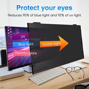 XC 27 pulgadas 16:9 pantalla ancha Protector antideslumbrante Escudo colgante extraíble Monitor sin marco Pantalla de privacidad de la computadora Azul - Product Image 5