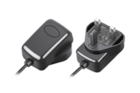 Service personnalisé Adaptateur secteur AC/DC avec prise UK Éclairage LED Matériel PC 12V 2A Courant de sortie Connexion enfichable