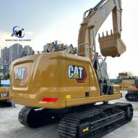 Opération rapide, puissance suffisante, moteur d'origine, économie d'énergie, excavatrice sur chenilles moyenne CAT 320GC de 20 tonnes pour la construction routière