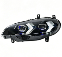 Conjunto de Faros Delanteros para Modelo E71 X6 2008-2014 - Modelo Antiguo a Modelo Nuevo - Luces de Circulación Diurna LED de 12 V y 6000 K